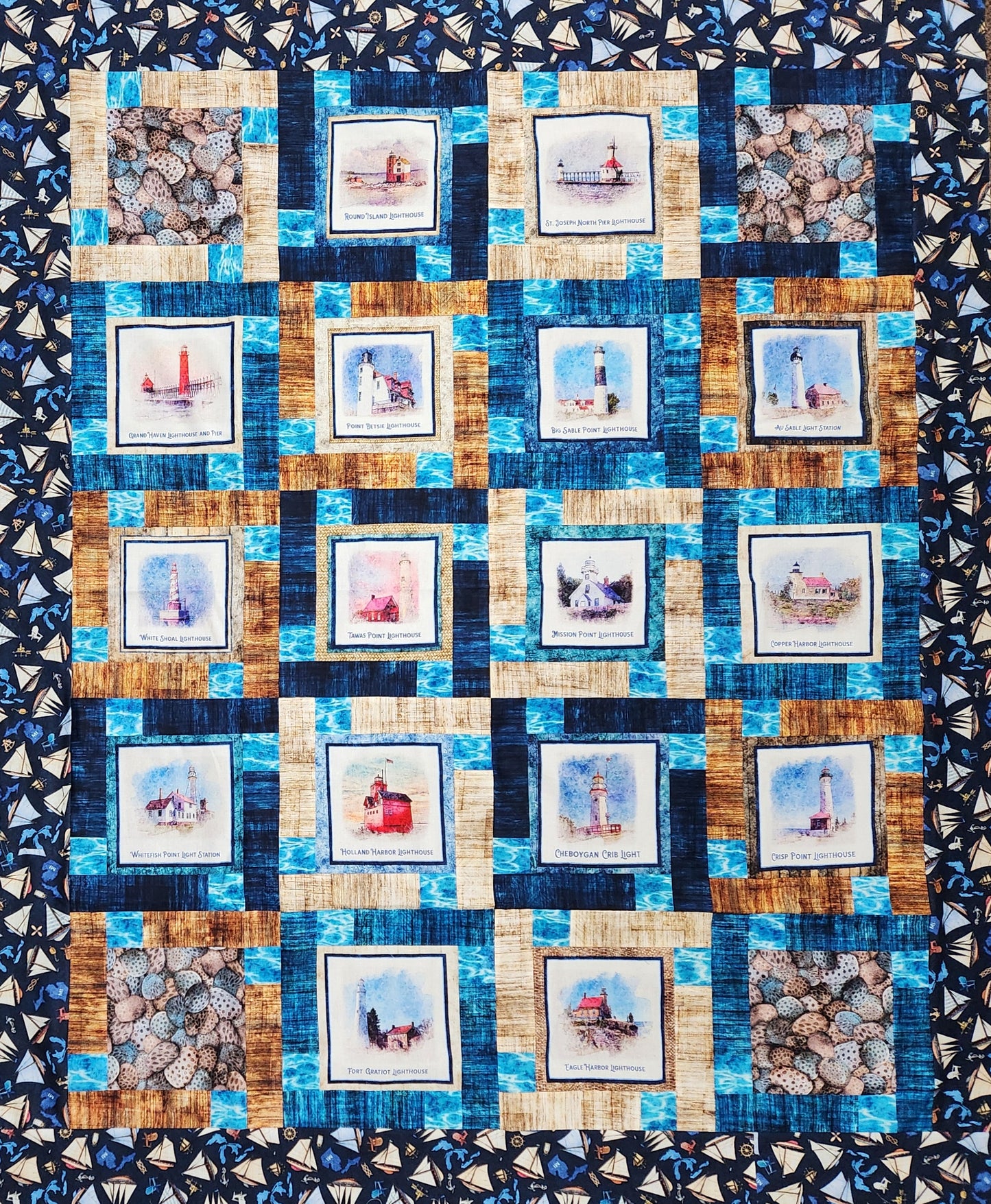KIT 2026 All Michigan Shop Hop: Block Talk Quilt Kit PRE-ORDER