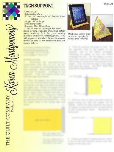 Tech Support Pattern By Karen Montgomery