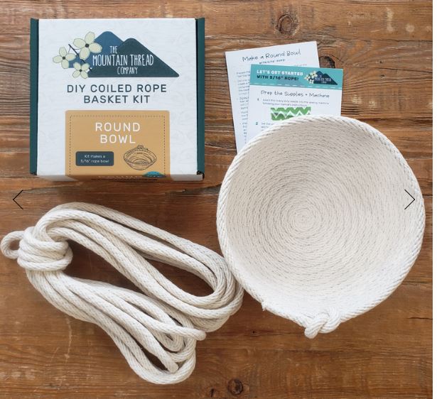 Kit Coiled Rope Round Bowl
