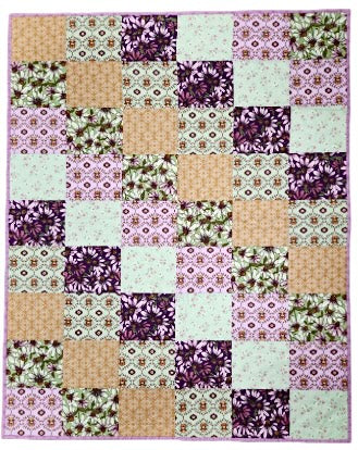 Sunsprite - Cornflower Coral Quilt Kit