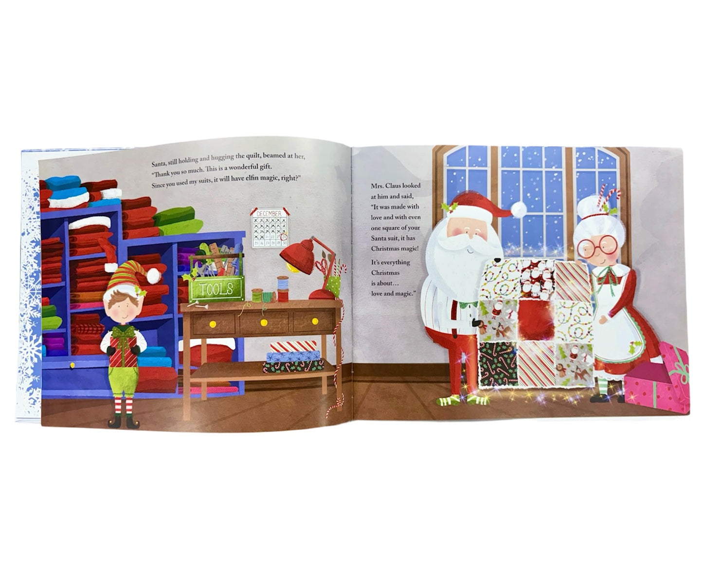 PRE-ORDER Santa Suit Quilt Kit Box with Storybook