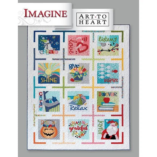 Imagine Art to Heart Block of the Month Pattern Book