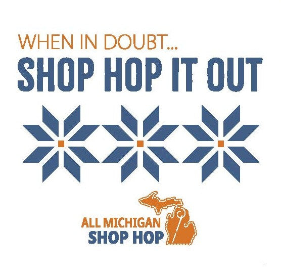 2025 All Michigan Shop Hop T-Shirt Small Available