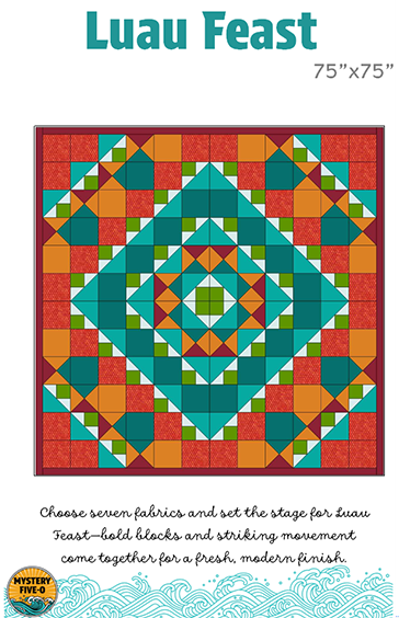Mystery Five-0 Mega Mystery #3 - Luau: Feast DIGITAL Pattern
