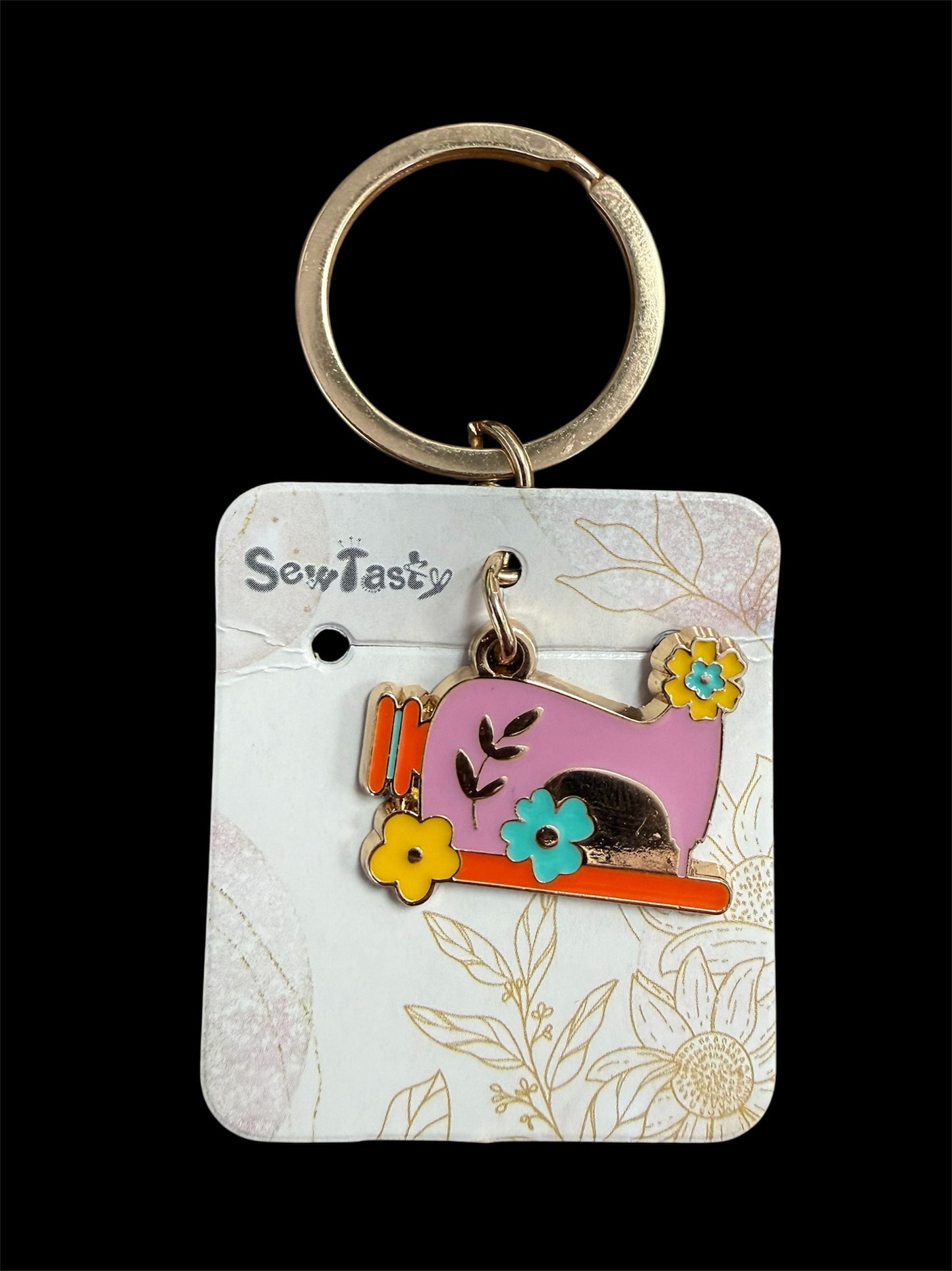 Sew Tasty Brass Keychains