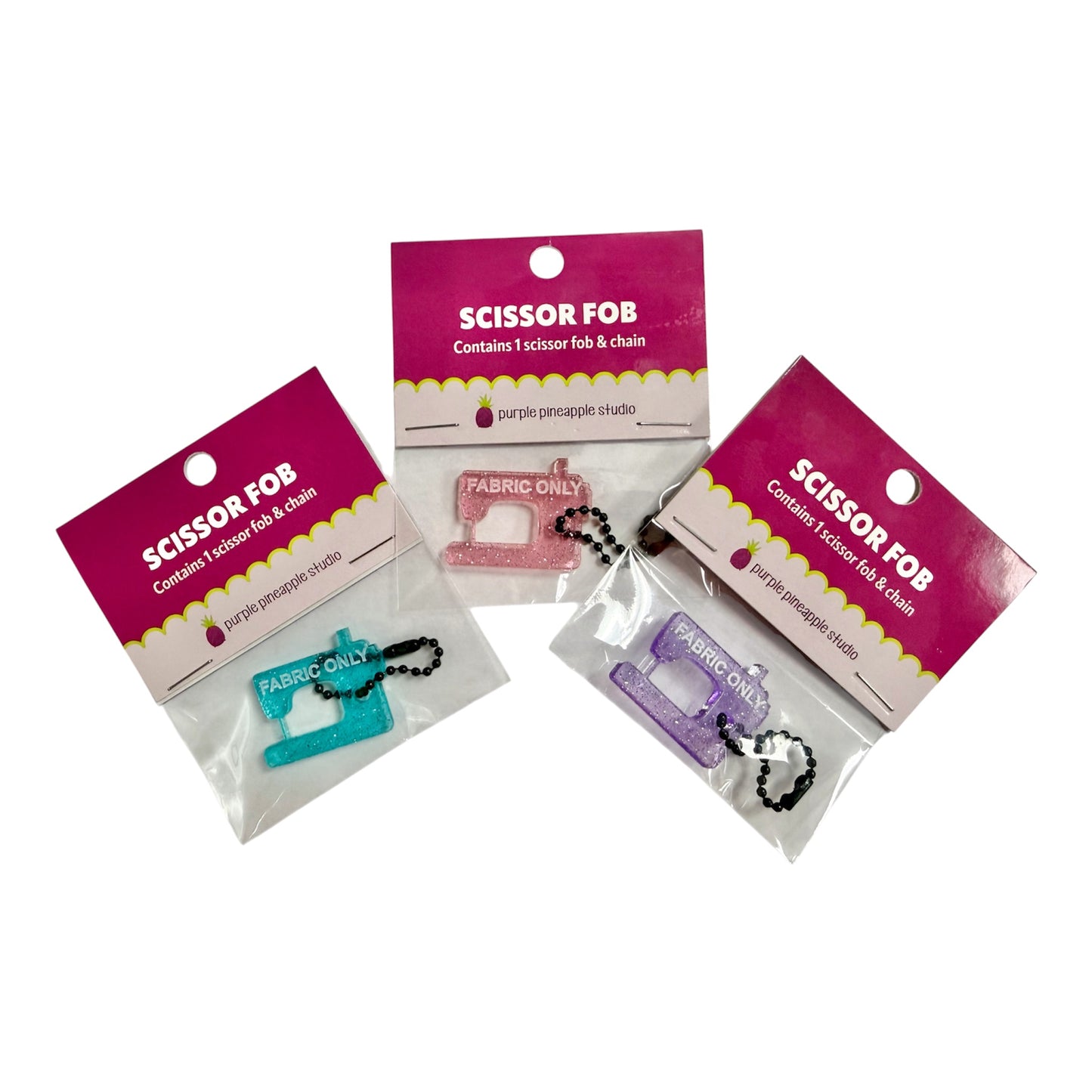 Scissor Fob By Purple Pineapple Studio