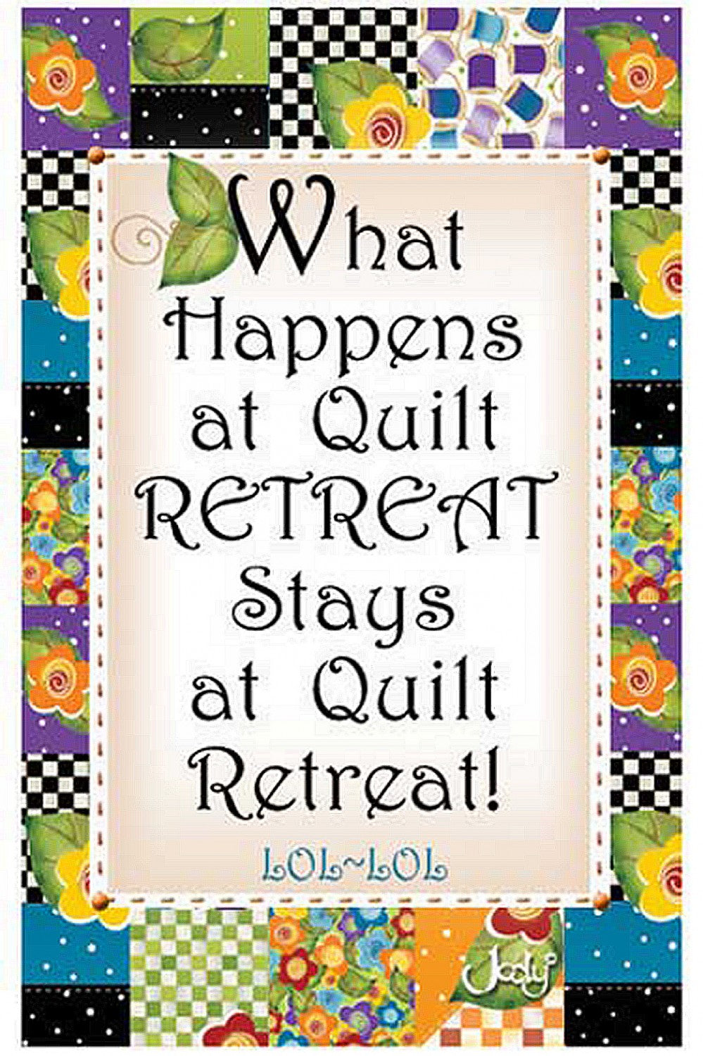Quilting Retreat Magnet