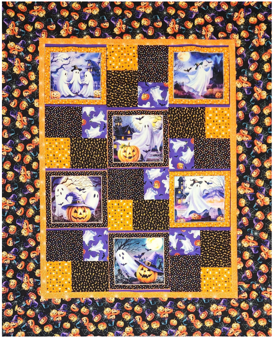 Leslie - Ghostly Soiree Quilt Kit