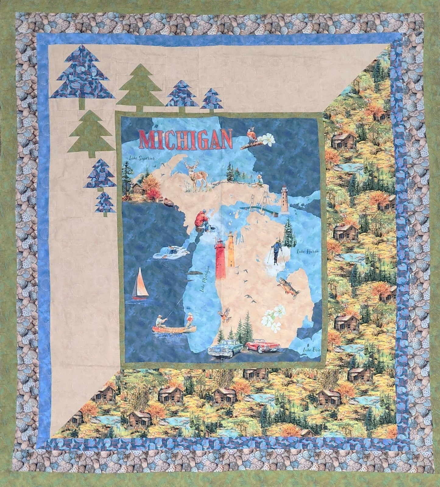 2025 All Michigan Shop Hop Trail Mix Quilt Kit