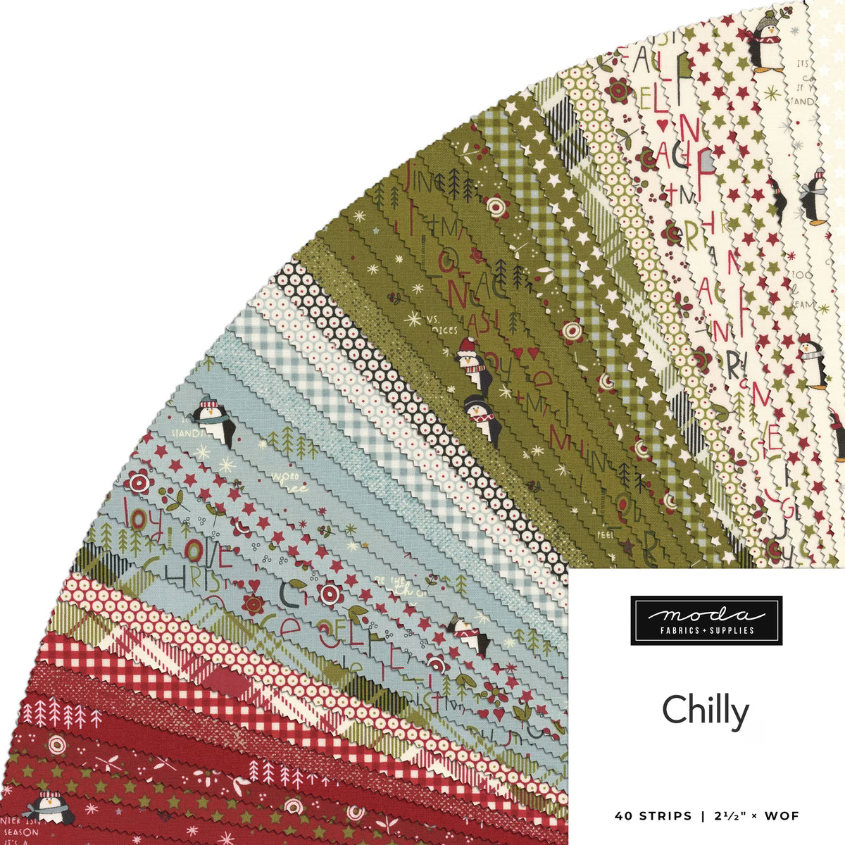 Chilly 2.5" Jelly Roll By Sweetwater for Moda