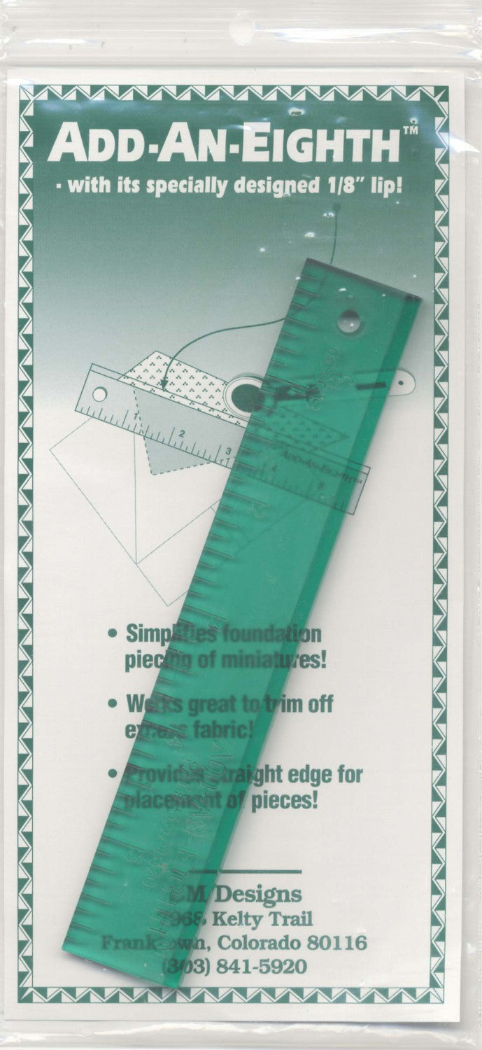Add-An-Eighth 1" x 6" Ruler