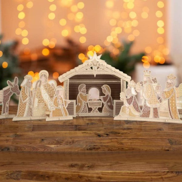 OESD Freestanding Nativity Scene