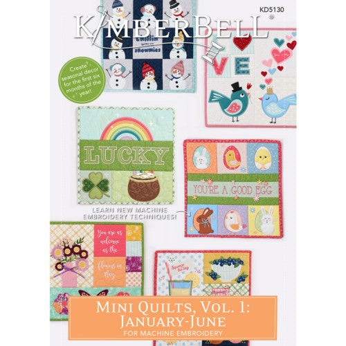 Kimberbell Mini Quilts, Vol 1: January-June, Embroidery CD