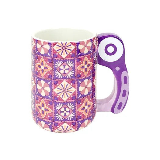 Rotary Cutter Ceramic Mug, 13.5 floz