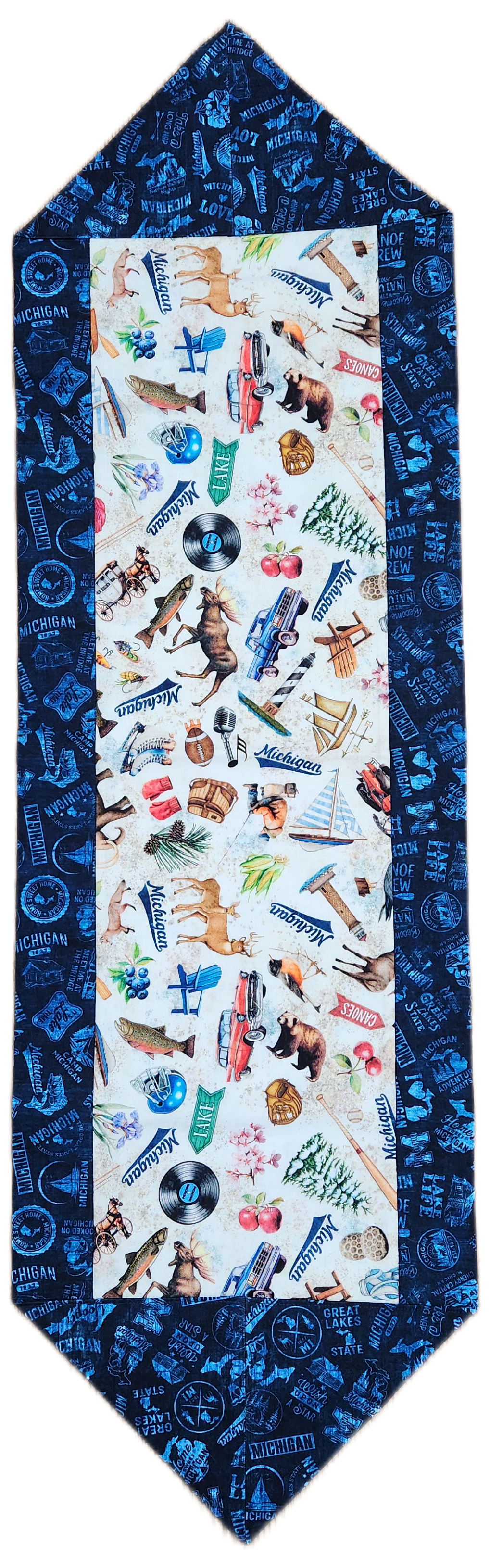 KIT 2026 All Michigan Shop Hop: Icons Cream Fast Flipped Table Runner Kit PRE-ORDER
