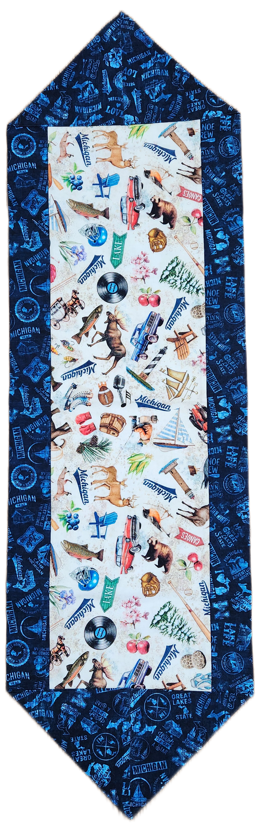 KIT 2026 All Michigan Shop Hop: Icons Cream Fast Flipped Table Runner Kit