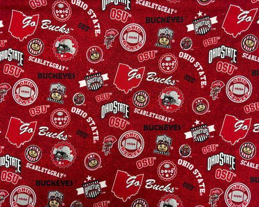 Brown Bag Mystery 2026 - SOLD OUT Kit #45 The Ohio State - Buckeyes (1 BORDER/BINDING LEFT)