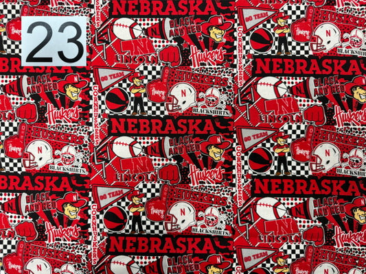 Brown Bag Mystery 2026 - Kits #23 University of Nebraska - Huskers with Optional Mystery Border & Binding