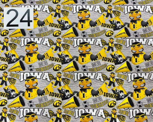 Brown Bag Mystery 2026 - Kits #24 University of Iowa - Hawkeyes with Optional Mystery Border & Binding