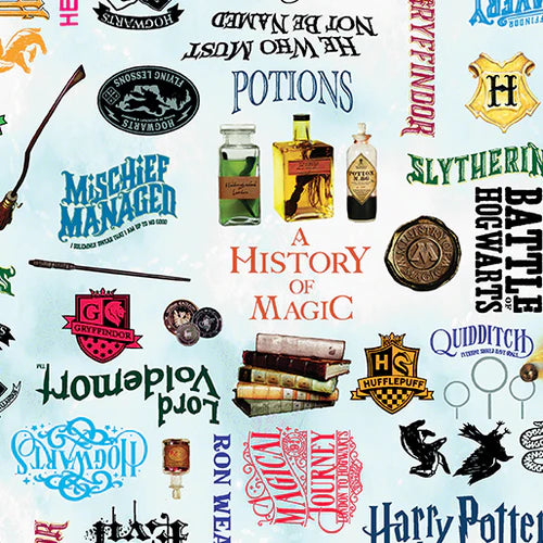 Harry Potter Words in Sky Blue - Pre-order Will Arrive by Late Nov. 2025