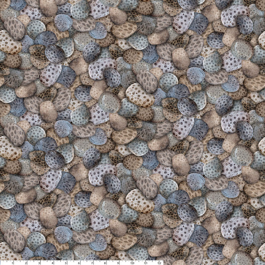 Petoskey Stones Fabric (1/2yd increments): 2025 All Michigan Shop Hop