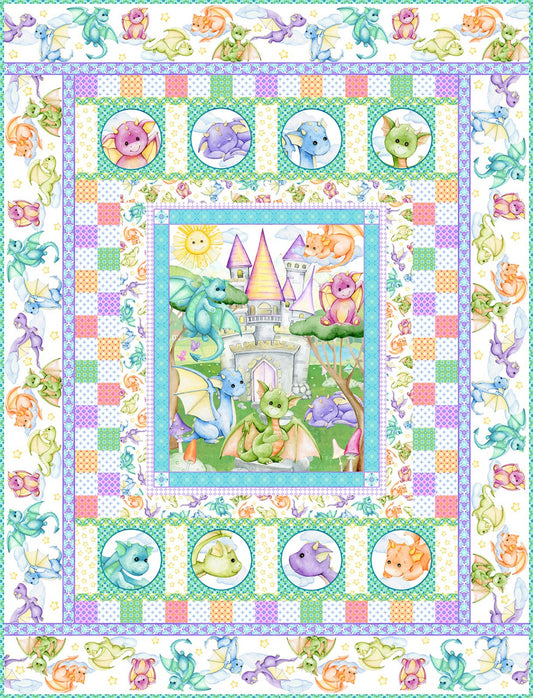 Dragon Friends Quilt Kit - In The Beginning Fabrics