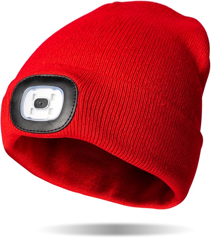 Night Scope Rechargeable LED Knit Beanie