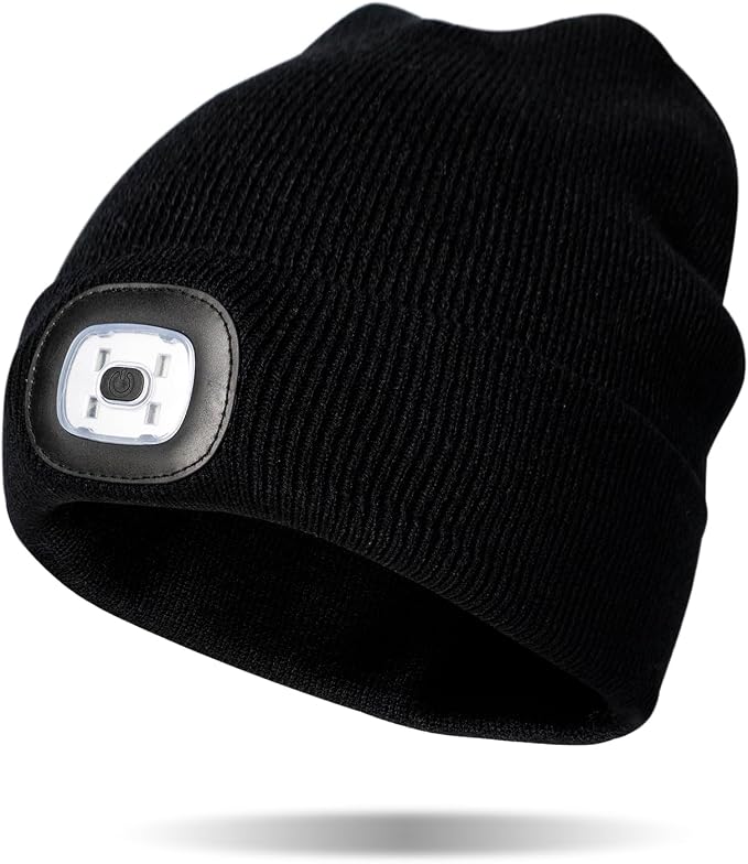 Night Scope Rechargeable LED Knit Beanie