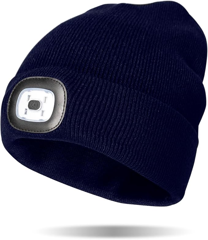 Night Scope Rechargeable LED Knit Beanie