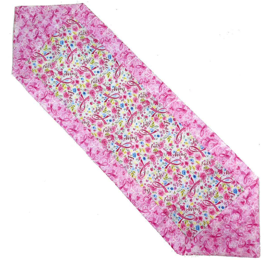 Fast Flipped Table Runners - Pink Ribbon, Multiple Kits