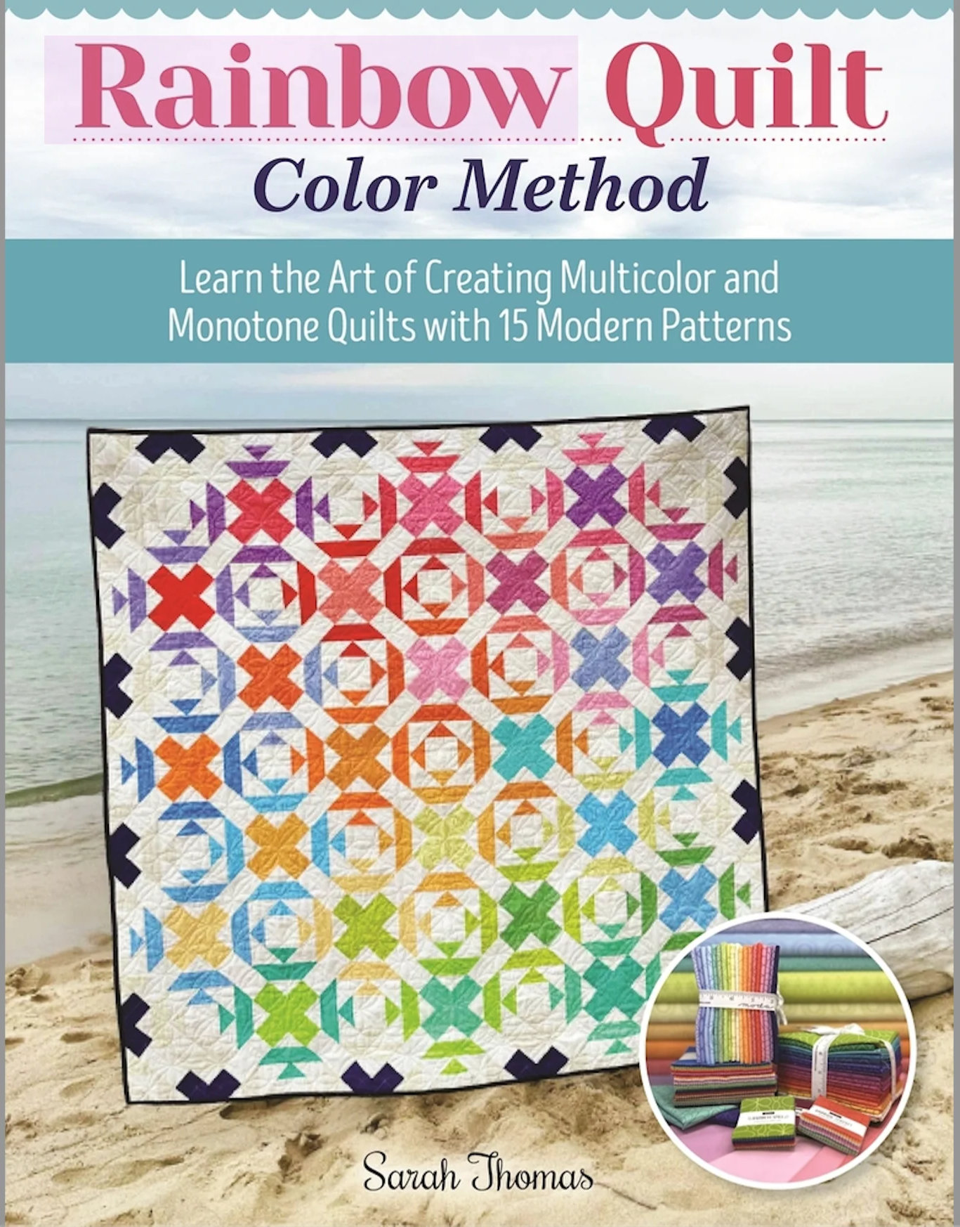 Pergola - Soulstice Quilt Kit & Rainbow Quilt Book by Sarah Thomas