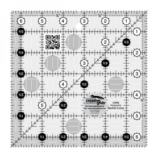Creative Grids 6.5" Square Ruler