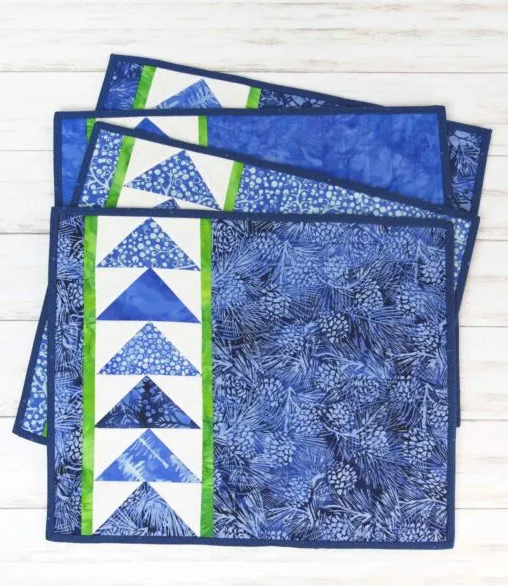 Quilt As You Go Alberta Skies Placemats