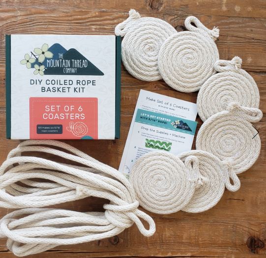 Kit Coiled Rope Coasters – Country Stitches, MI