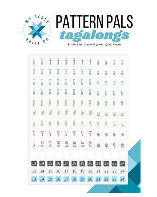 Pattern Pals Tagalongs from My Bests Quilt Co.