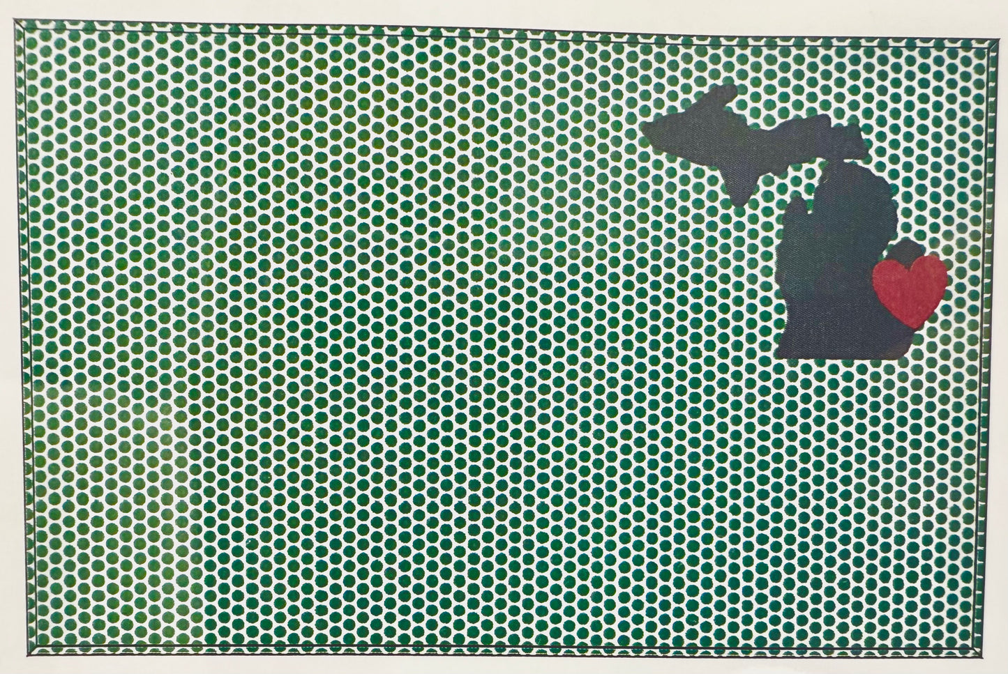 Kit Michigan Floor Canvas Quilt