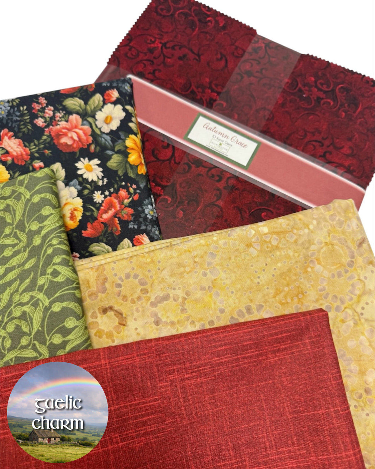 SOLD OUT Mystery Five-0 Gaelic Charm Kit: Autumn Floral