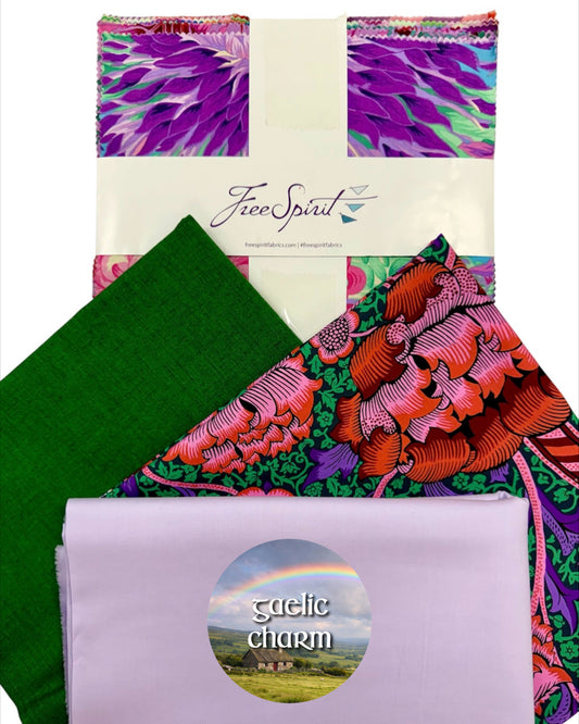 Mystery Five-0 Gaelic Charm Kit: Kaffe Lavender