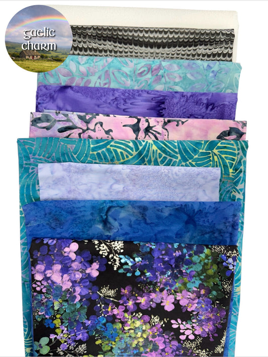 Mystery Five-0 Gaelic Charm Kit: Purple Floral