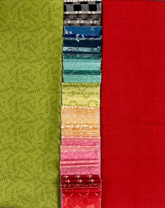 SOLD OUT Mystery Five-0 Quilt #1 Kit -  Moda 50yrs