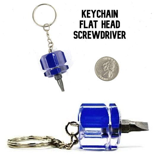 Loosen Up Keychain Flathead Screwdriver