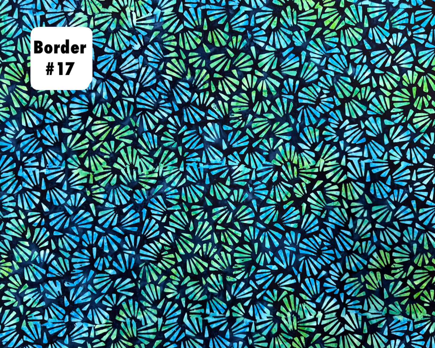 Brown Bag Mystery 2026 - Sea Stars BOM Batik Fabrics Kit #17 with Optional Border & Binding