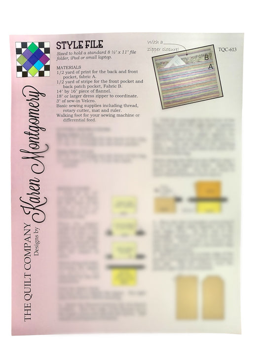 Style File Pattern by Karen Montgomery