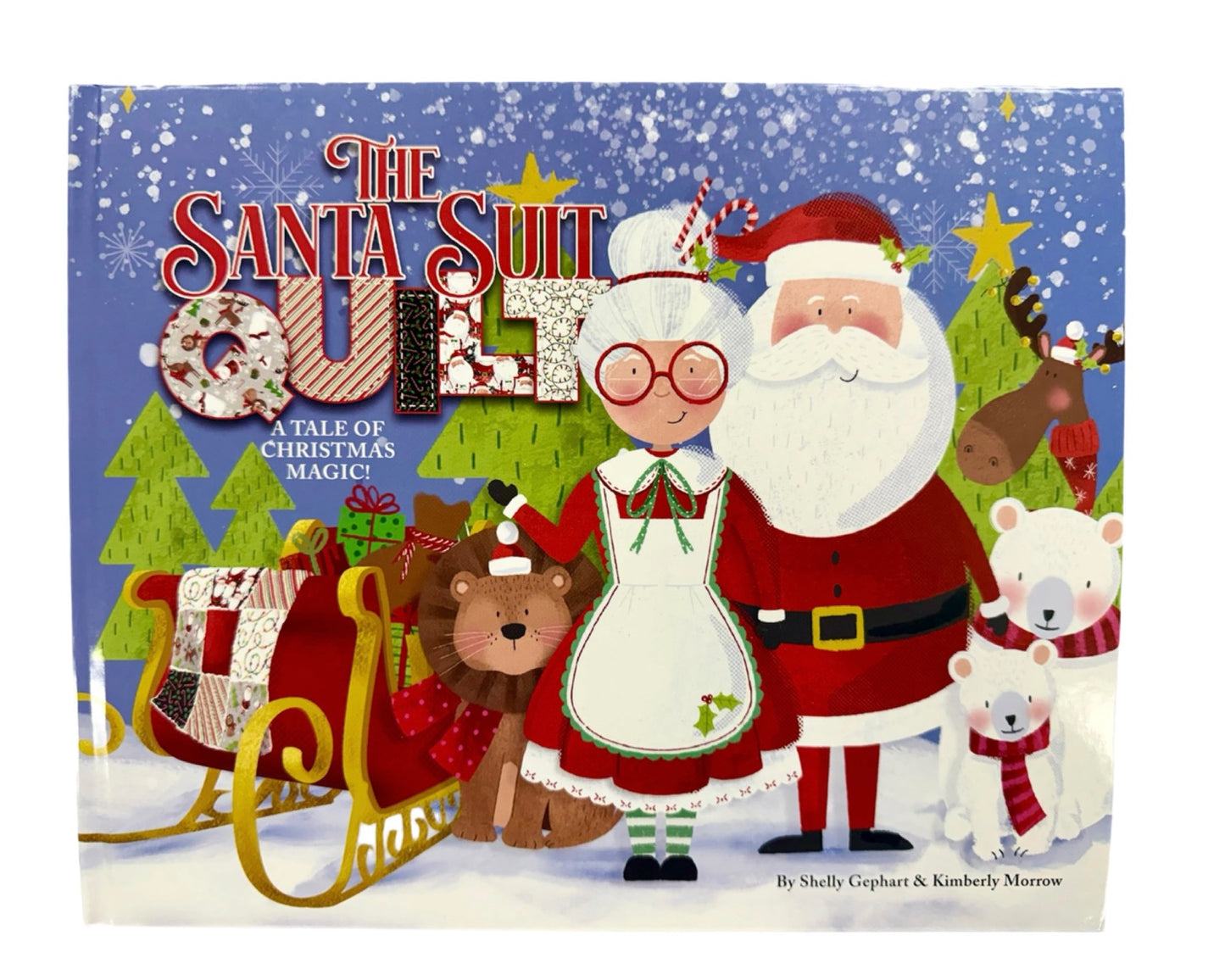 PRE-ORDER Santa Suit Quilt Kit Box with Storybook