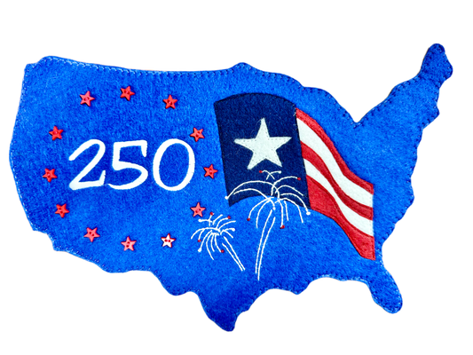 USA 250 Mat Pattern by Rachel's of Greenfield