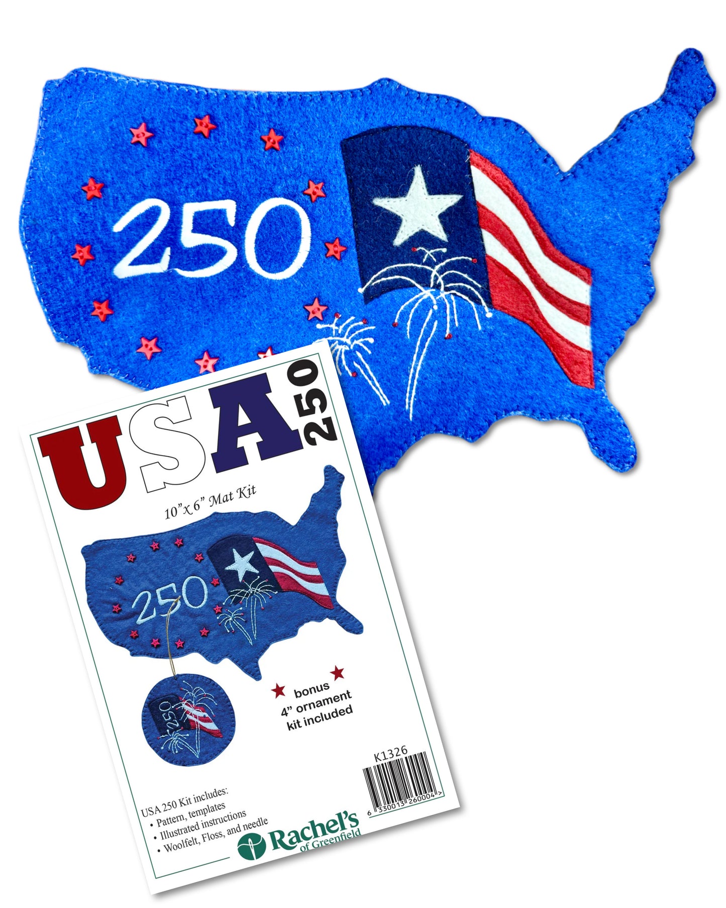 USA 250 Mat Kit by Rachel's of Greenfield