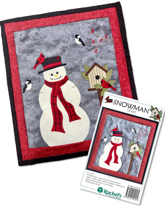 Snowman Quilted Wall Hanging Pattern by Rachel's of Greenfield