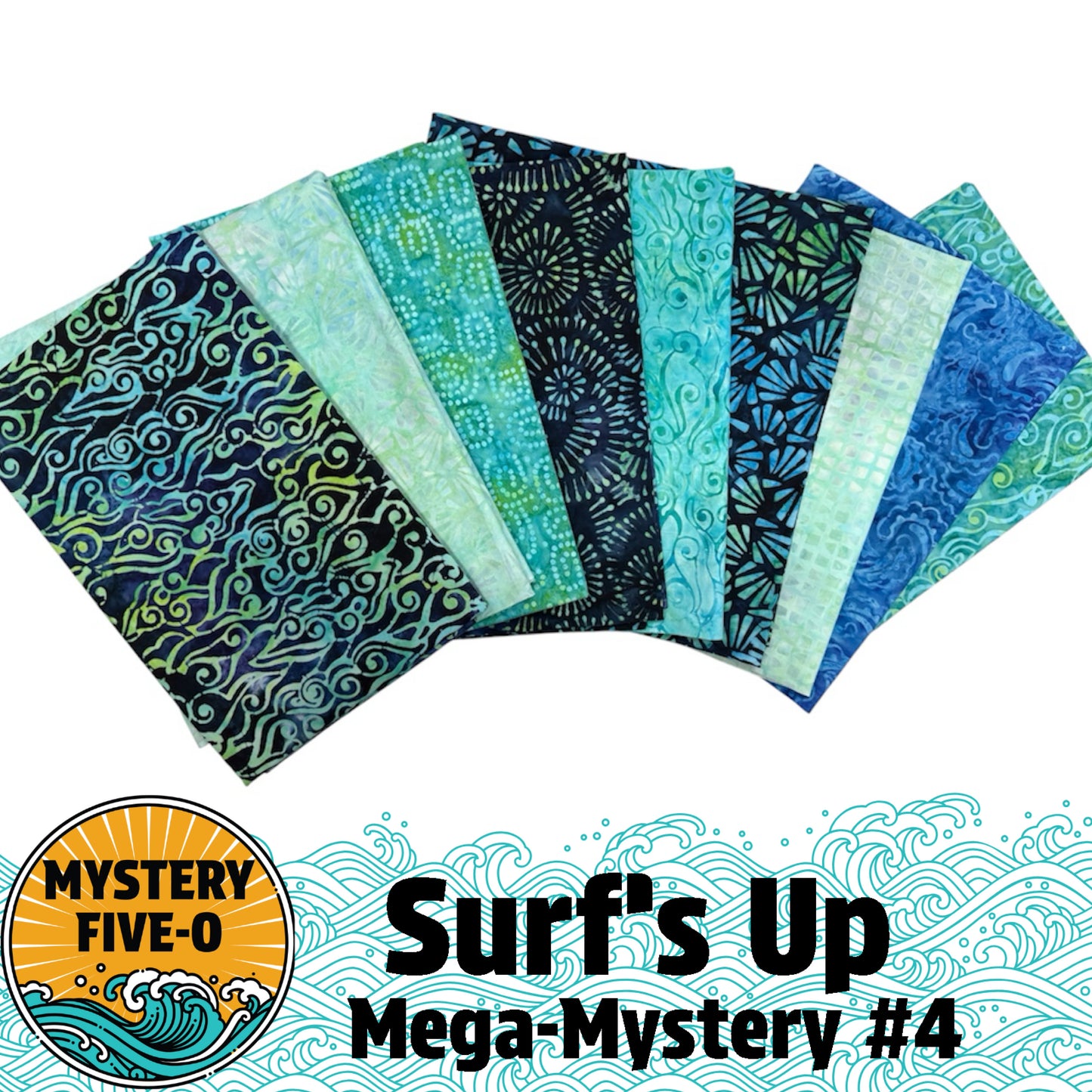 Mystery Five-0 - Surf's Up Kit Batik Light Green
