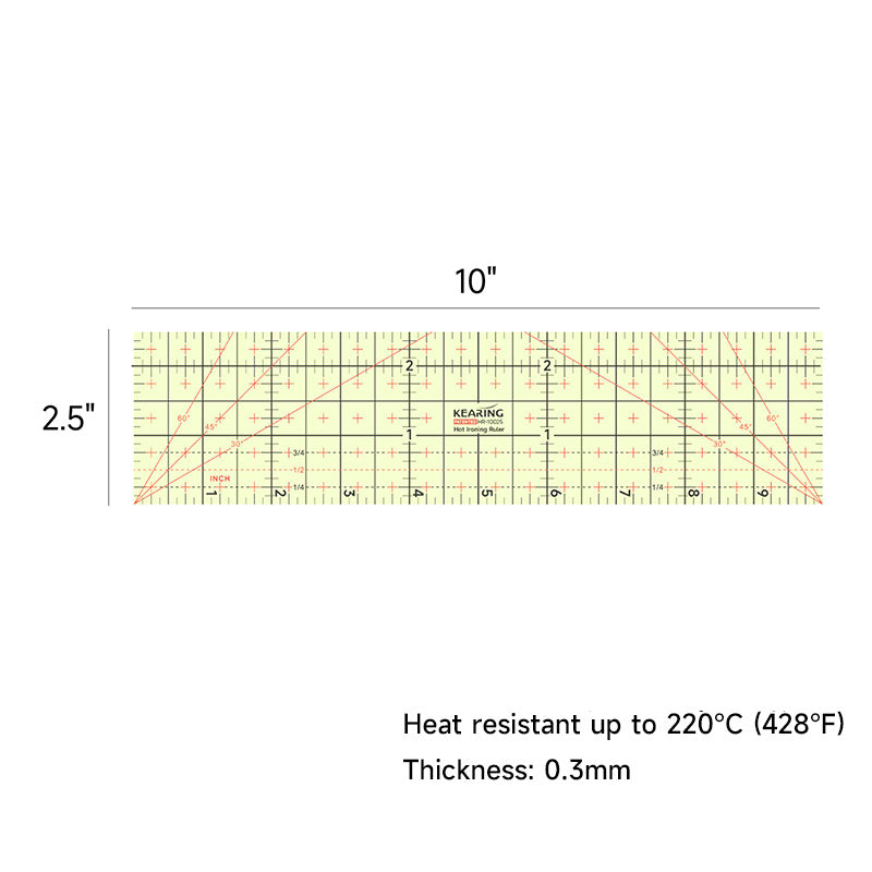 Kearing Hot Iron Ruler