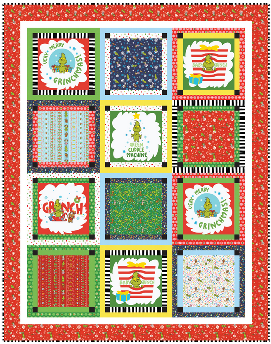 Little Grinch Quilt Kit